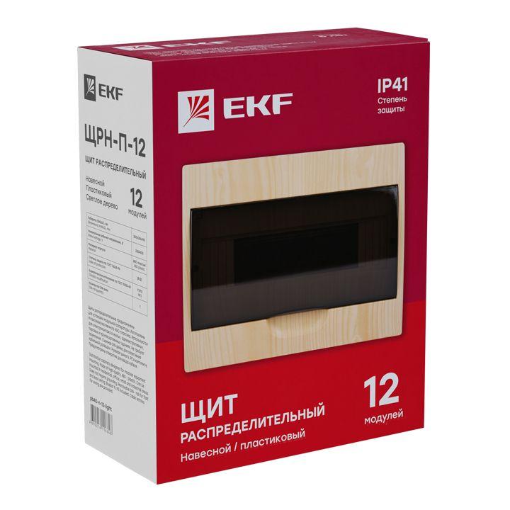 Щит ЩРН-П-12 IP41 светлое дерево PROxima EKF pb40-n-12-light