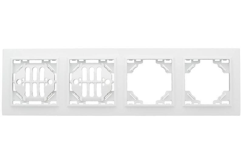 Рамка 4-м Минск горизонтальная бел. Basic EKF ERM-G-304-10