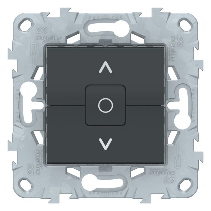 Выключатель жалюзи Schneider Electric UNICA NEW, антрацит, NU520854